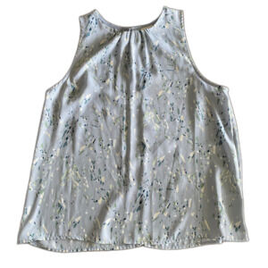 NWT A New Day Blue Confetti Tank Blouse Women's Medium